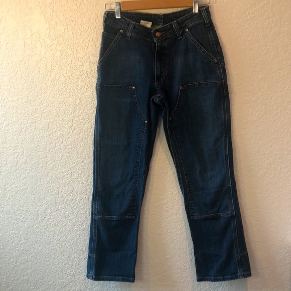 Carhartt Slim Straight Womens 4 Denim Jeans - Picture 3 of 12